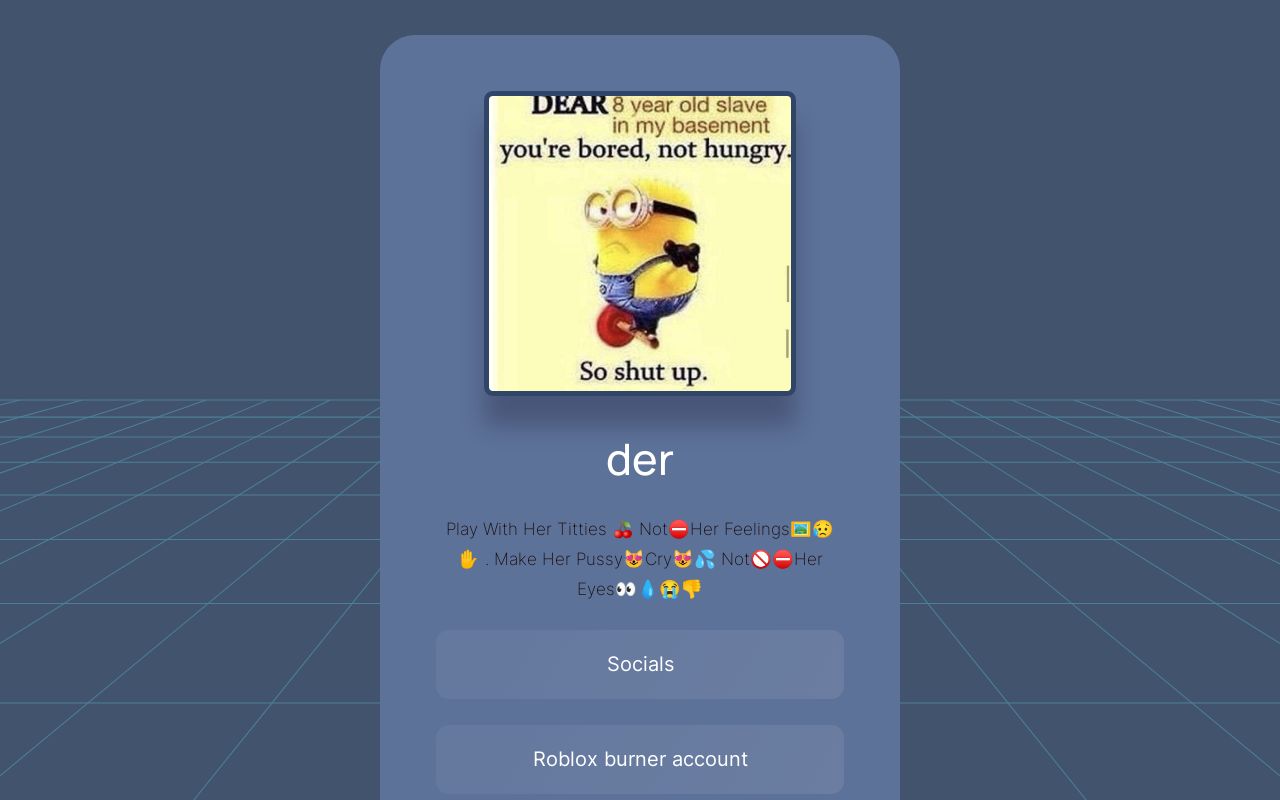 Carrd profile picture for @der